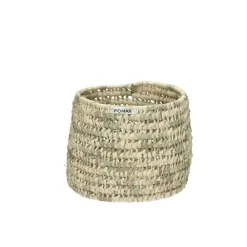 Pomax Bols & Paniers-CAMPO - set/3 paniers - palmier - DIA 20/25/30 x H 20/25/30 cm - naturel