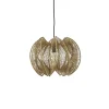 Pomax Suspensions-CANCUN - lampe suspendue - corde / papier - DIA 44 x H 32 cm - naturel