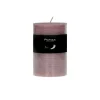 Pomax Bougies-CANDLE - bougie - cire de paraffine - DIA 7 x H 10 cm - rose clair