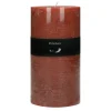 Pomax Bougies-CANDLE - bougie - cire de paraffine - DIA 10 x H 20 cm - terracotta