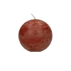 Pomax Bougies-CANDLE - bougie - cire de paraffine - DIA 6 cm - terracotta