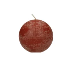 Pomax Bougies-CANDLE - bougie - cire de paraffine - DIA 6 cm - terracotta