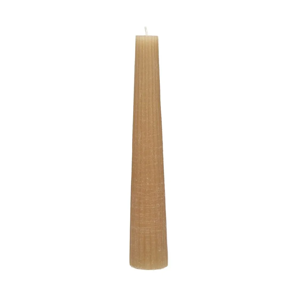 Pomax Bougies-CANDLE - bougie - cire de paraffine - DIA 4,2 x H 25 cm - miel