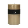 Pomax Bougies-CANDLE - bougie - cire de paraffine - DIA 10 x H 15 cm - champagne