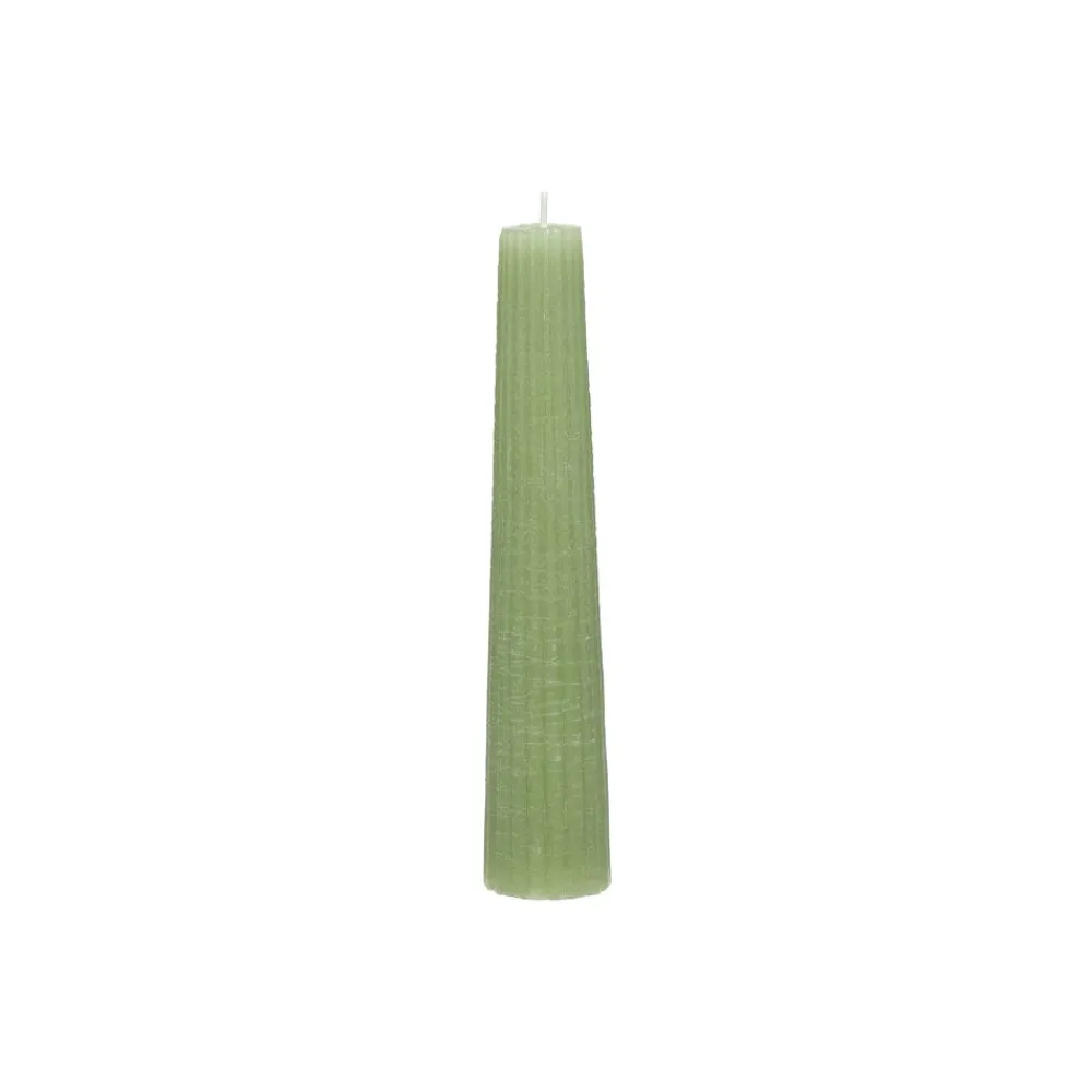 Pomax Bougies-CANDLE - bougie - cire de paraffine - DIA 4 x H 20 cm - avocat
