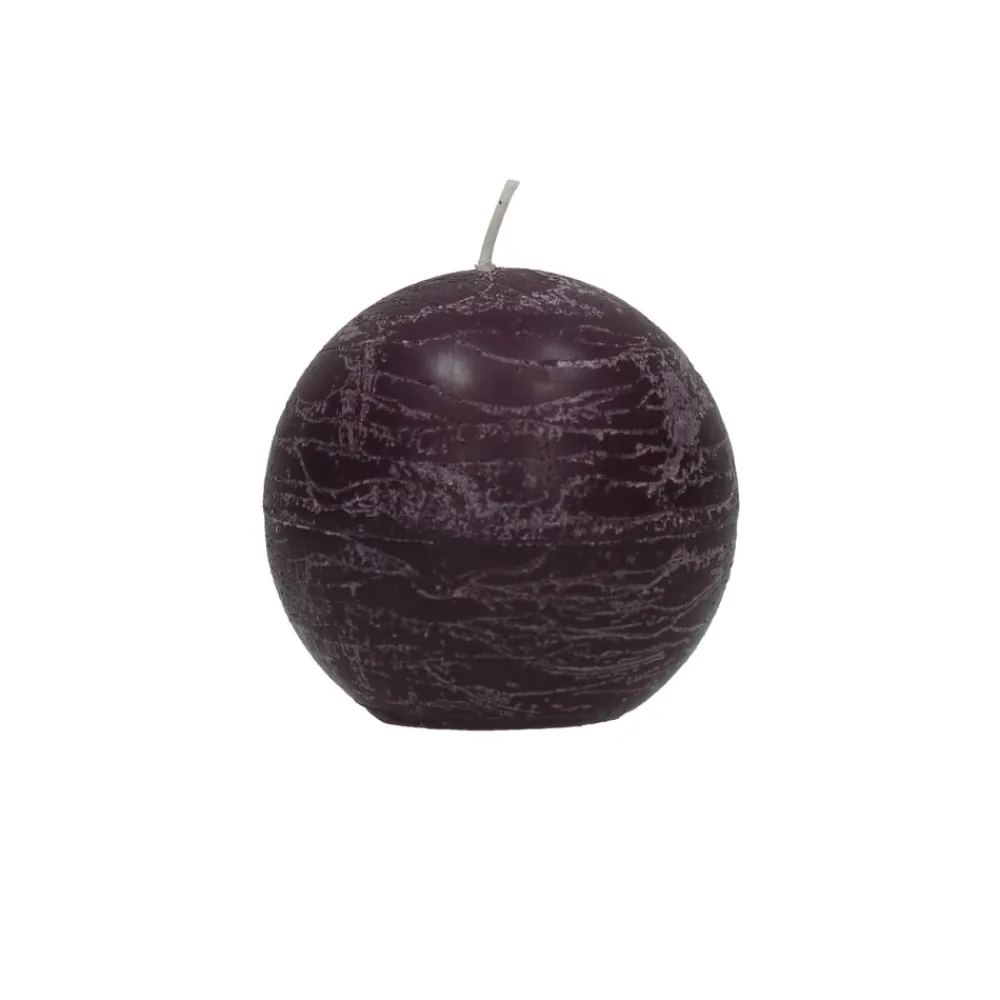 Pomax Bougies-CANDLE - bougie - cire de paraffine - DIA 6 cm - pourpre