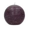 Pomax Bougies-CANDLE - bougie - cire de paraffine - DIA 9 cm - pourpre