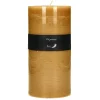 Pomax Bougies-CANDLE - bougie - cire de paraffine - DIA 10 x H 20 cm - soleil