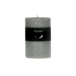 Pomax Bougies-CANDLE - bougie - cire de paraffine - DIA 7 x H 10 cm - lin