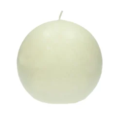Pomax Bougies-CANDLE - bougie - cire de paraffine - DIA 9 cm - ivoire
