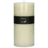 Pomax Bougies-CANDLE - bougie - cire de paraffine - DIA 10 x H 20 cm - ivoire