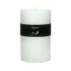 Pomax Bougies-CANDLE - bougie - cire de paraffine - DIA 10 x H 15 cm - Blanc