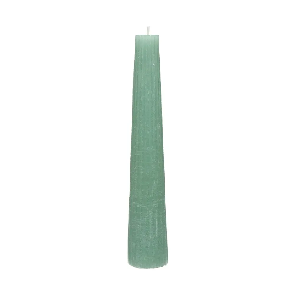 Pomax Bougies-CANDLE - bougie - cire de paraffine - DIA 4,2 x H 25 cm - aqua clair