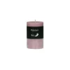 Pomax Bougies-CANDLE - bougie - cire de paraffine - DIA 5 x H 8 cm - rose clair