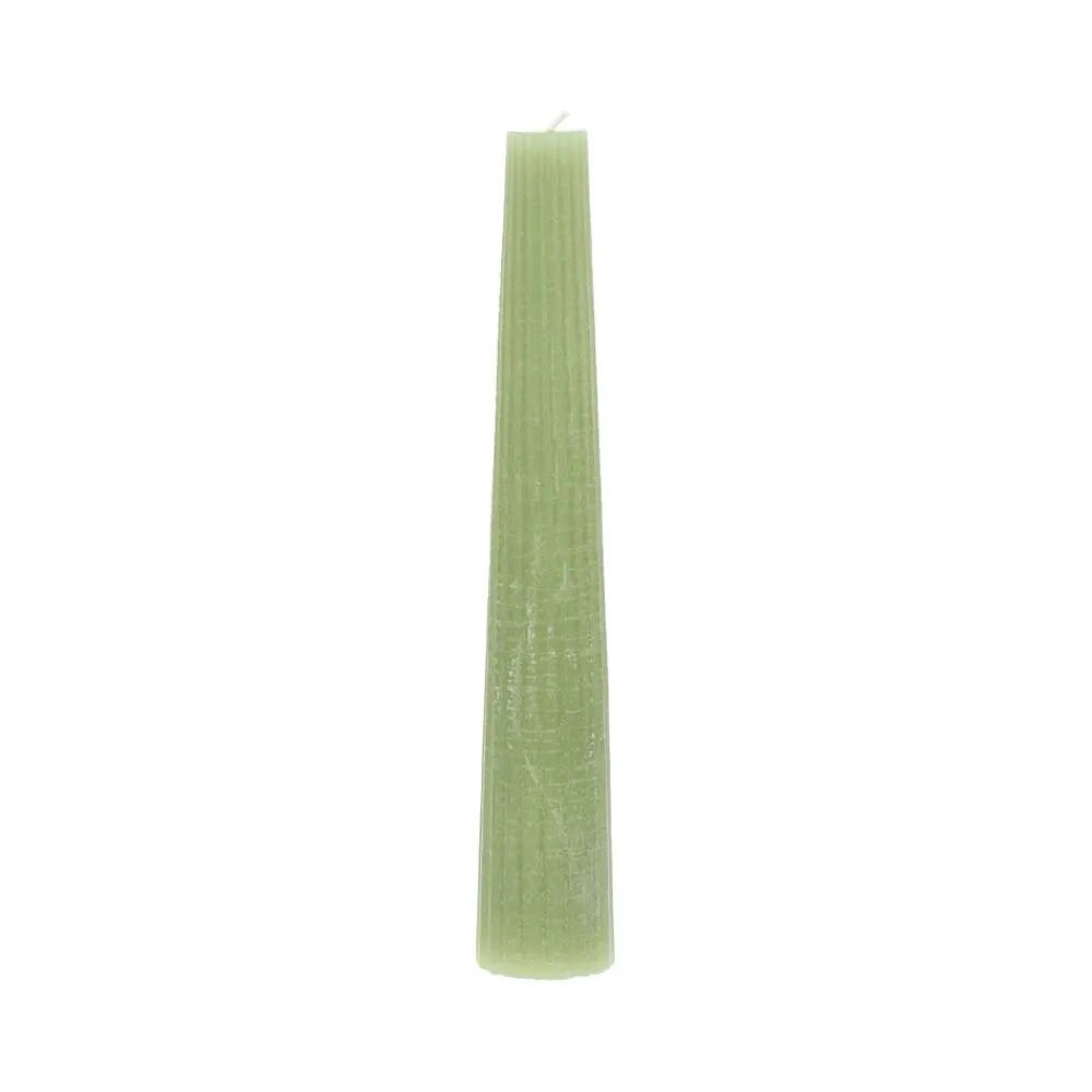 Pomax Bougies-CANDLE - bougie - cire de paraffine - DIA 4,2 x H 25 cm - avocat