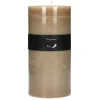 Pomax Bougies-CANDLE - bougie - cire de paraffine - DIA 10 x H 20 cm - miel