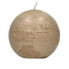 Pomax Bougies-CANDLE - bougie - cire de paraffine - DIA 9 cm - miel