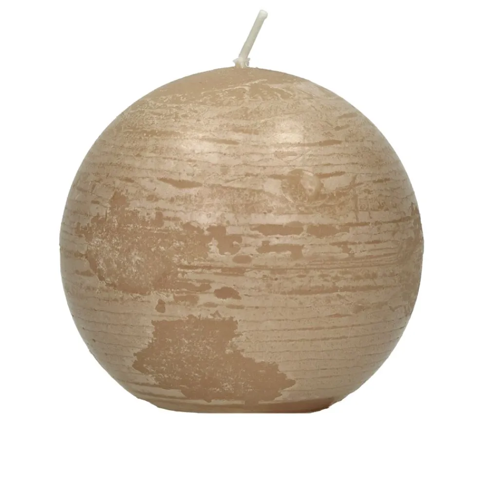 Pomax Bougies-CANDLE - bougie - cire de paraffine - DIA 9 cm - miel