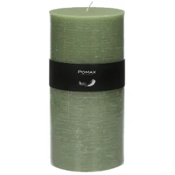 Pomax Bougies-CANDLE - bougie - cire de paraffine - DIA 10 x H 20 cm - avocat