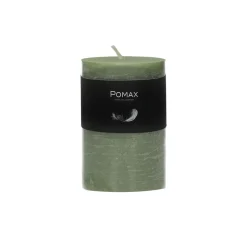 Pomax Bougies-CANDLE - bougie - cire de paraffine - DIA 7 x H 10 cm - avocat
