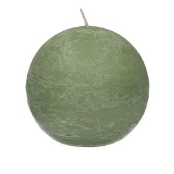 Pomax Bougies-CANDLE - bougie - cire de paraffine - DIA 9 cm - avocat