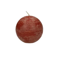 Pomax Bougies-CANDLE - bougie - cire de paraffine - DIA 6 cm - terracotta