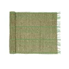 Pomax Linge De Table-CARCASSONNE - chemin de table - jonc de mer / coton - L 140 x W 40 cm - vert