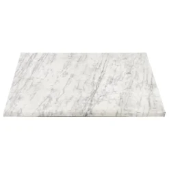 Pomax Concepts Modulaires-CARRARA - dessus de table - marbre - L 63 x W 50 x H 1,5 cm - blanc