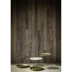 Pomax Concepts Modulaires-CARRARA - dessus de table - marbre - DIA 45 x H 1,5 cm - rouge