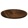 Pomax Plateaux-CARVY - plateau - bois d'acacia - DIA 56 x H 2,5 cm - rouille