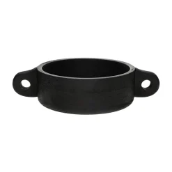 Pomax Bols & Paniers-CHANELLE - bol - bois de mangier - L 36,5 x W 24 x H 9 cm - noir