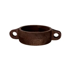 Pomax Bols & Paniers-CHANELLE - bol - bois de mangier - L 27 x W 17 x H 7 cm - noyer