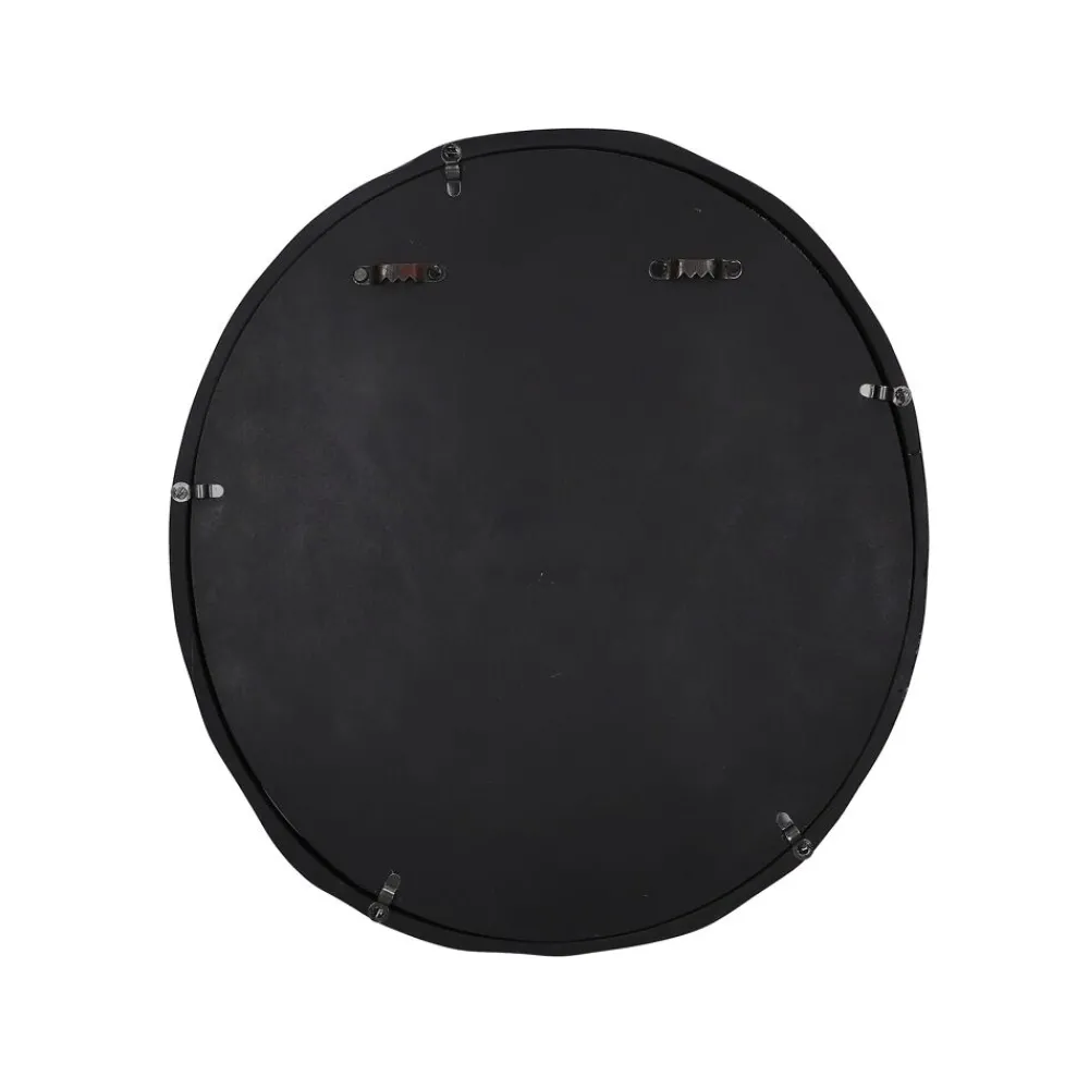 Pomax Miroirs-CHARLIE - miroir - aluminium / verre miroir - L 40 x W 35 x H 2 cm - noir