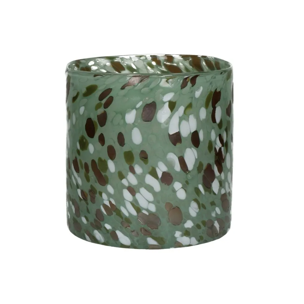 Pomax Photophores / T-lights-CITRIEN - photophore/vase - verre - DIA 20 x H 20 cm - mix de couleurs
