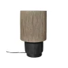 Pomax Lampes De Table-CORDOBA - lampe de table - terracotta / jute - DIA 25 x H 42 cm - noir