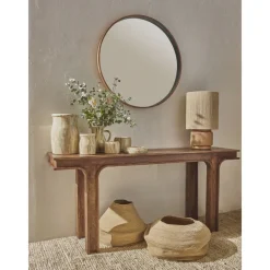 Pomax Lampes De Table-CORDOBA - lampe de table - terracotta / jute - DIA 32 x H 57 cm - terracotta