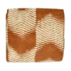 Pomax Plaids-CORFINO - couverture - coton / acrylique - L 200 x W 150 cm - rouille