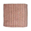 Pomax Plaids-CORFINO - couverture - coton / acrylique - L 200 x W 150 cm - rouille