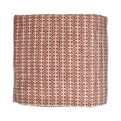 Pomax Plaids-CORFINO - couverture - coton / acrylique - L 200 x W 150 cm - rouille