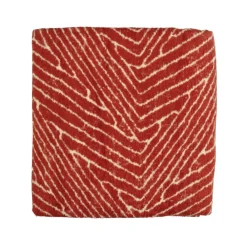 Pomax Plaids-CORFINO - couverture - coton / acrylique - L 200 x W 150 cm - rouille