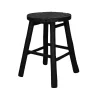 Pomax Tabourets-CÂY TRE - tabouret - bambou - DIA 30,5 x H 44 cm - noir
