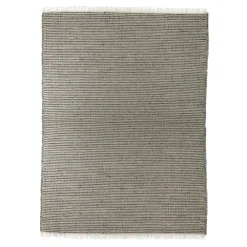 Pomax Tapis-DAISY - tapis - jute / laine - L 240 x W 180 cm - charbon