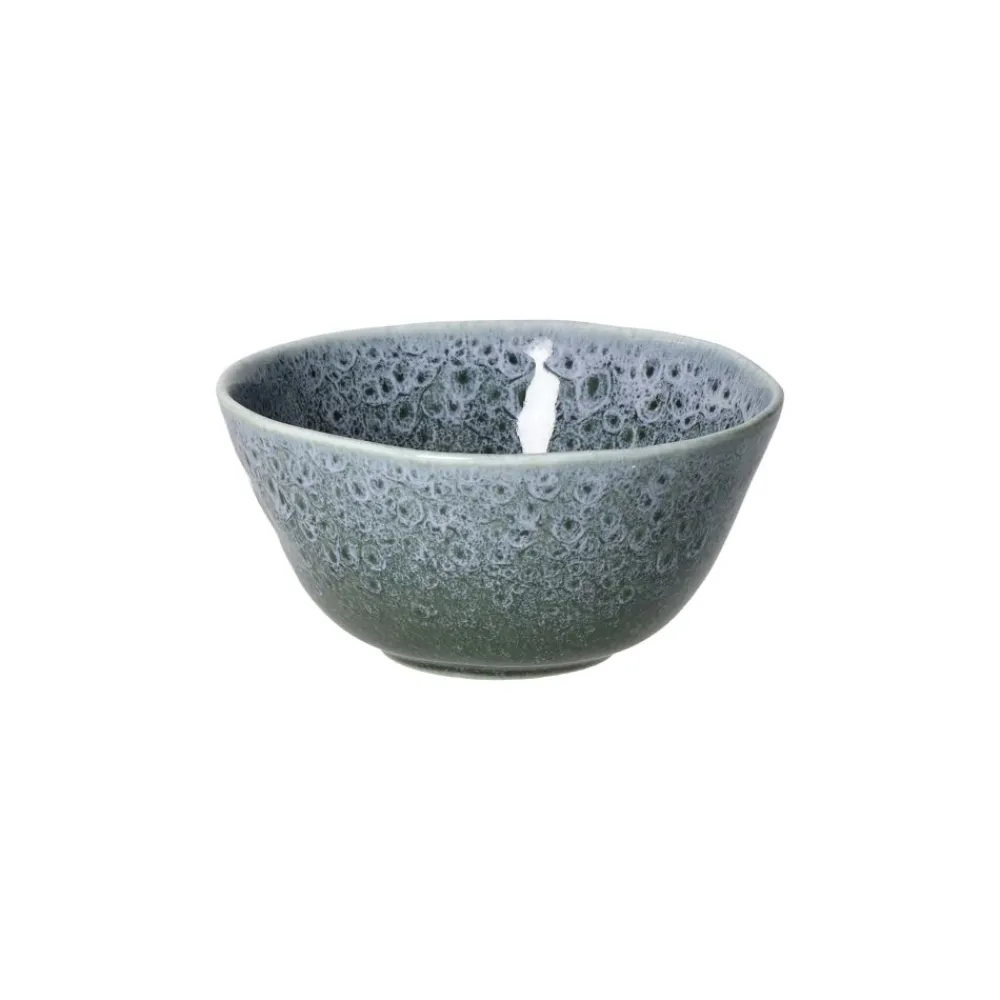Pomax Vaisselle-DAKOTA - bol à céréales - porcelaine - L 12 x W 12,5 x H 5,8 cm - gris