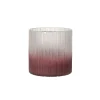 Pomax Vases-DENVER - vase - verre - DIA 15 x H 14,8 cm - bordeaux