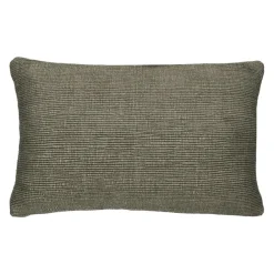 Pomax Coussins-DIMARO - coussin - coton / viscose - L 50 x W 30 cm - vert foncé