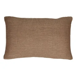 Pomax Coussins-DIMARO - coussin - coton / viscose - L 50 x W 30 cm - sable