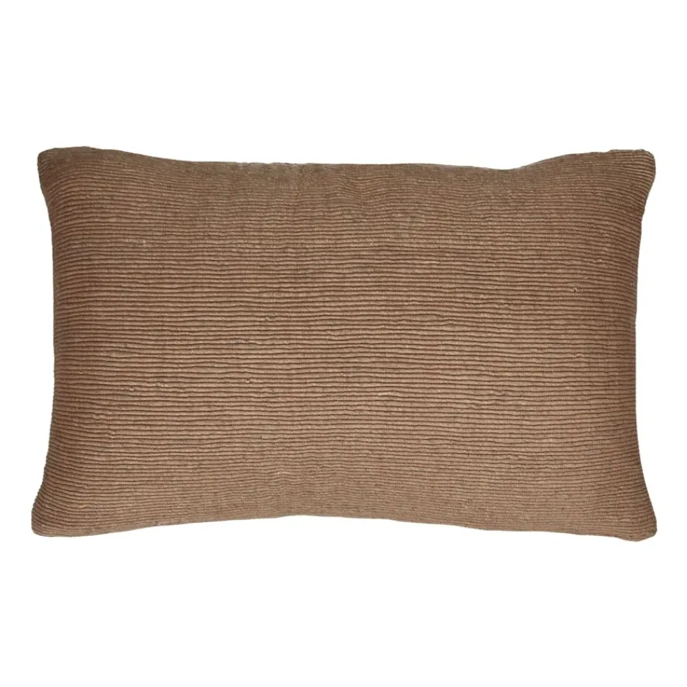 Pomax Coussins-DIMARO - coussin - coton / viscose - L 50 x W 30 cm - sable