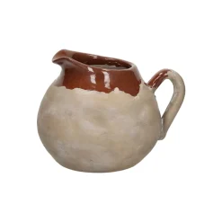 Pomax Vases-EARTH - vase - terracotta - DIA 18,5 x W 16,5 cm - chocolat