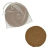 Pomax Linge De Table-ECKOO - set/4 sets de table - fibre de coco - DIA 38 cm - brun