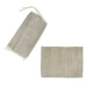 Pomax Linge De Table-ECKOO - set/4 sets de table - chanvre - L 48 x W 33 cm - naturel